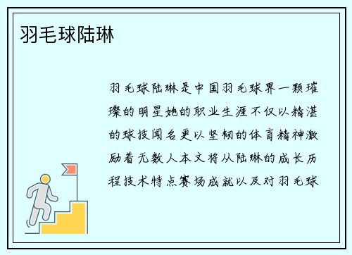 羽毛球陆琳